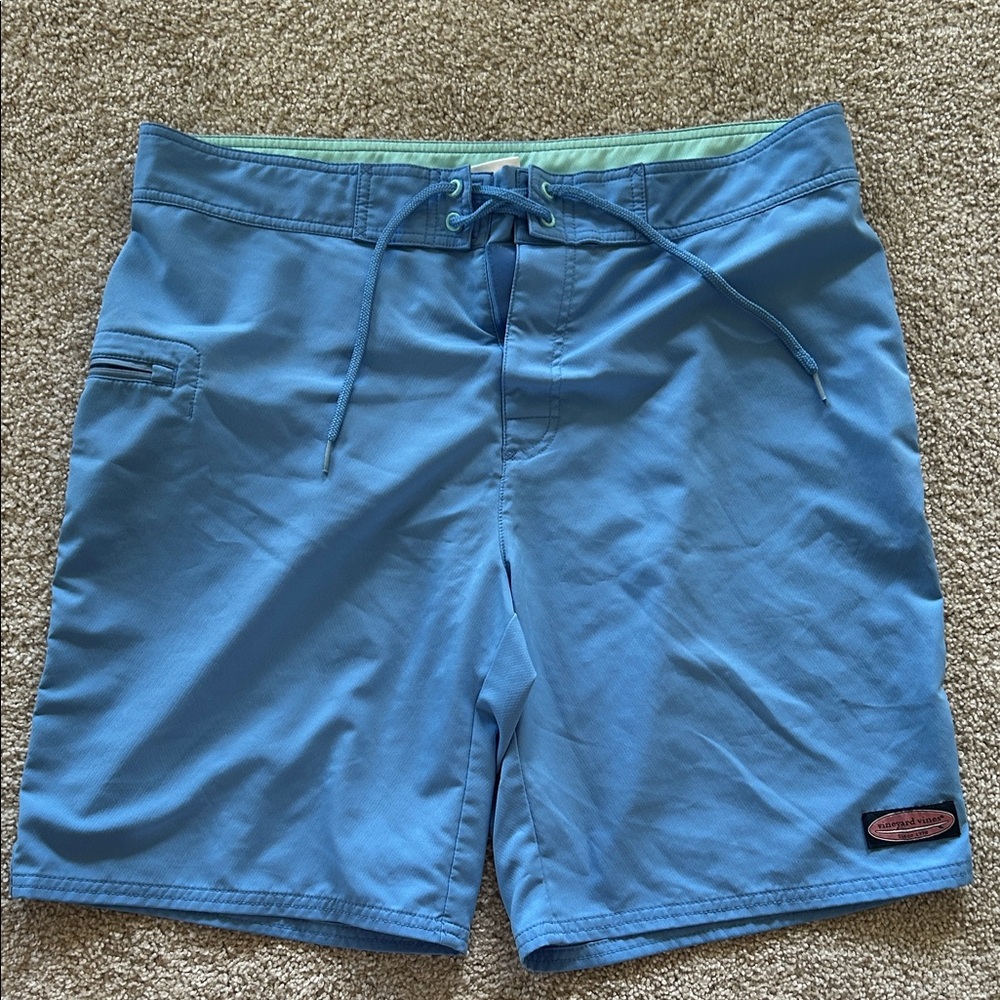 Vineyard Vines Light Blue Men's Swim Board Shorts